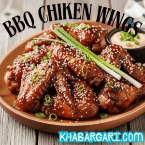 BBQ CHICKEN WINGS 6pcs