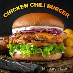 CHICKEN CHILI BURGER