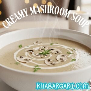 CREAMY MASHROOM SOUP