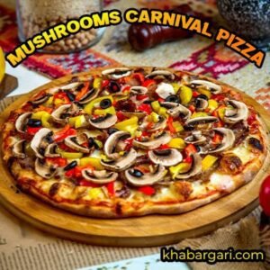 MUSHROOMS CARNIVAL PIZZA